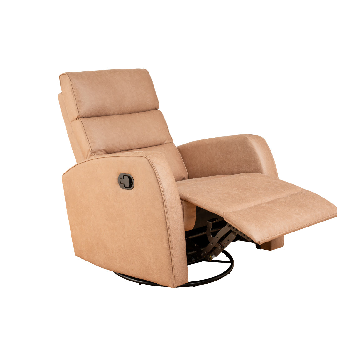 Mocha Beige chair with Foot area lifted