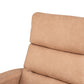 Close-up of a Mocha Beige upholstered chair
