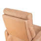 Close-up of beige leather