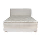 Pearl White adjustable bed on a white background