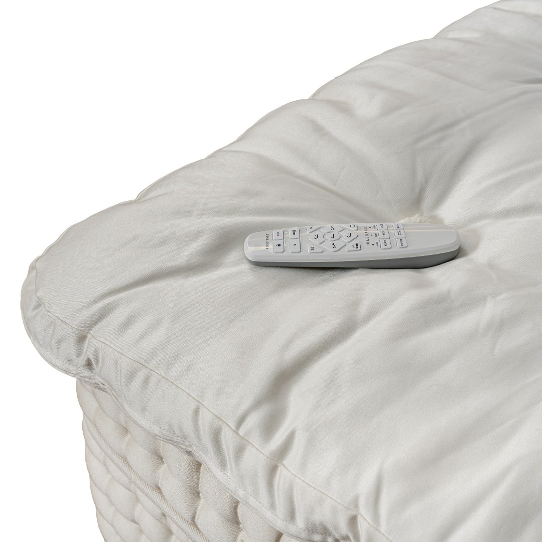 Pearl White adjustable bed remote control